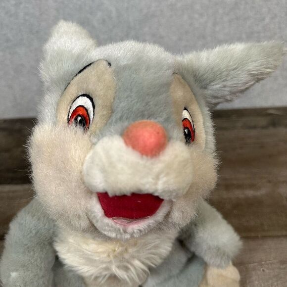 Disney Thumper Bambi Rabbit SEGA 2005 Plush Stuffed Animal Toy Gray - Picture 2 of 5